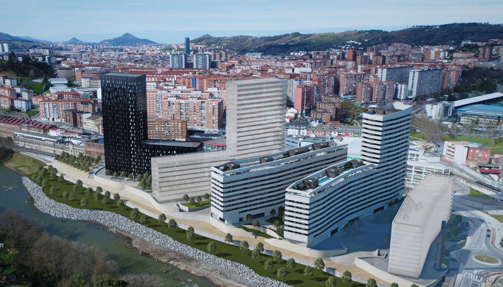 Promoción de viviendas de Neinor en Bilbao.
