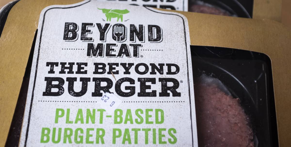 Hamburguesas vegetarianas de la firma estadounidense Beyond Meat.