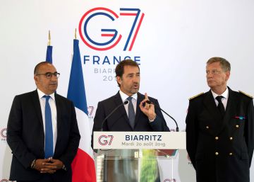 El ministro francés de Interior, Christophe Castaner, explica cuáles serán las medidas de seguridad durante el G7.
