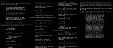 Captura del guión escrito con inteligencia artificial.
