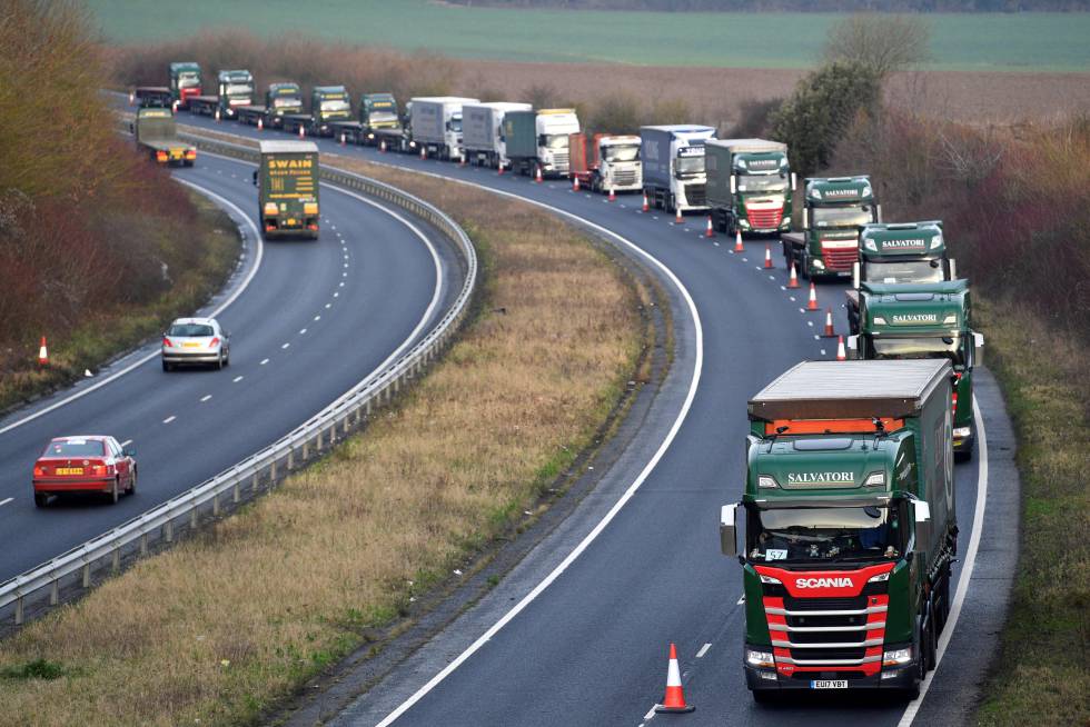 Un Brexit caótico afectará al 90% de los camiones españoles que van a Reino Unido