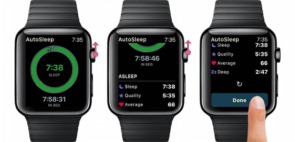 Sleep tracking con apps de terceros.