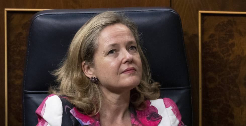 La ministra de Economía en funciones, Nadia Calviño.
