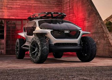 Audi AI:TRAIL quattro: eléctrico, autónomo y con drones en lugar de faros