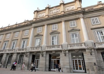 Fachada del Palacio de Liria, en Madrid.
