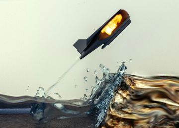 Este robot puede despegar e impulsarse gracias a un chorro de agua