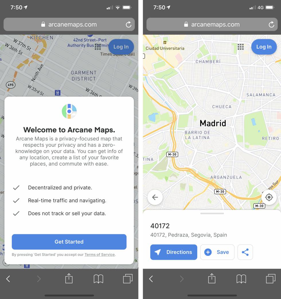 Arcane Maps en nuestro smartphone.