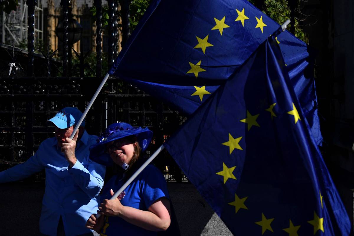 Protestas anti Brexit en Londres