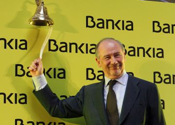 Rodrigo Rato, en el estreno en Bolsa de Bankia.
