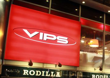 Un restaurante Vips en la calle Serrano de Madrid.