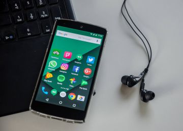Un móvil Android.