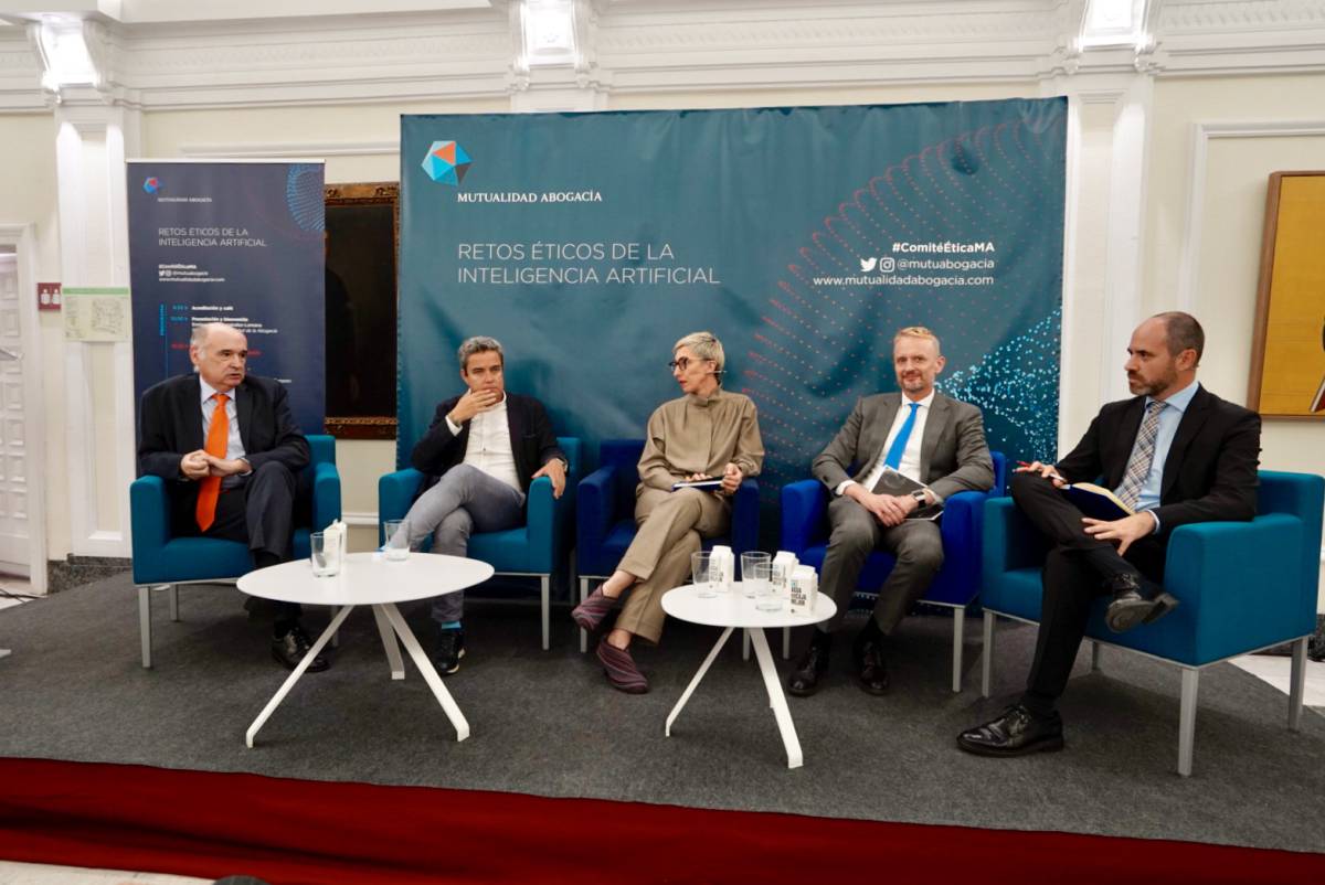 De izquierda a derecha: José Miguel Rodríguez Pardo, Fernando Polo, Isabel Fernández, Juergen Foecking y Fernando Ariza.