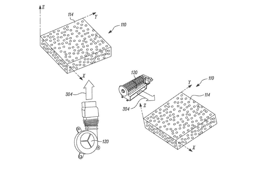 Patente de Tesla para enfriarcalentar los asientos.