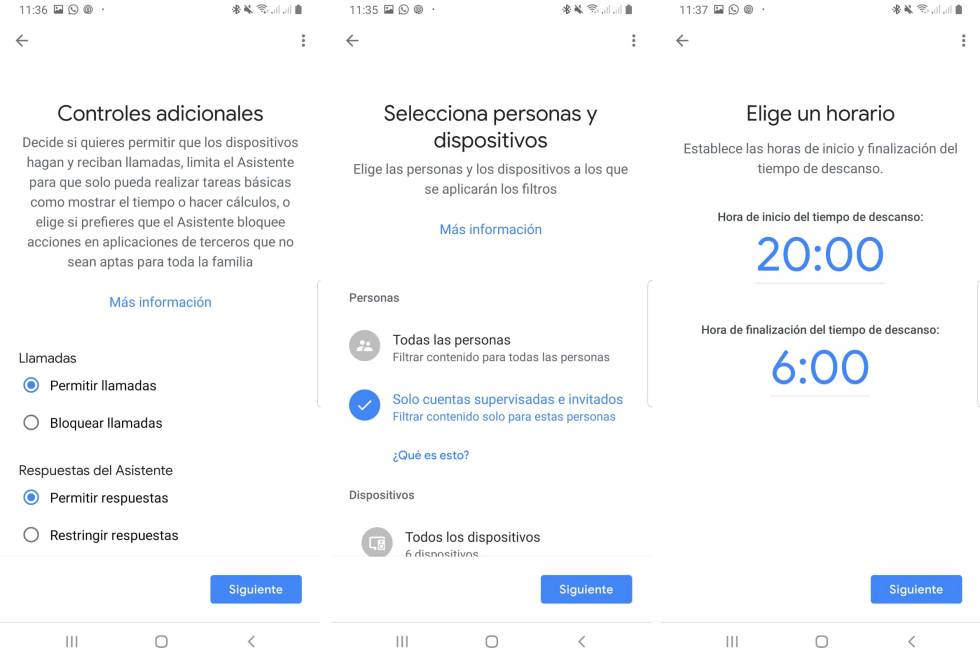 Bienestar digital de los Google Home.
