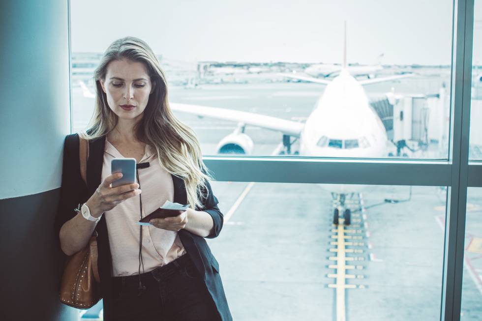 Viajera de negocios