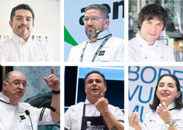 Roberto Ruiz, Dani García, Jordi Cruz, Eneko Atxa, Pedro Subijana, Ángel León, Elena Arzak y Joan Roca.