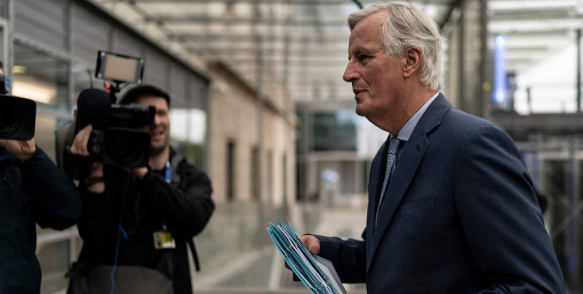 El negociador europeo para el Brexit, Michel Barnier, en Bruselas.