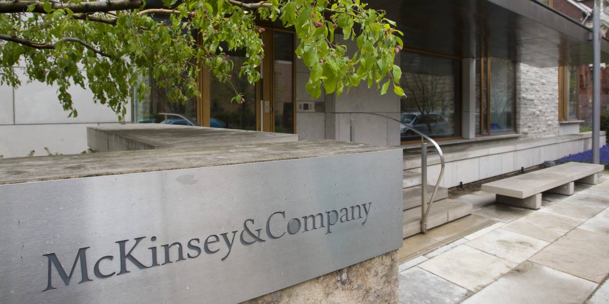 Fachada de una de las sedes de McKinsey, en una imagen de archivo.