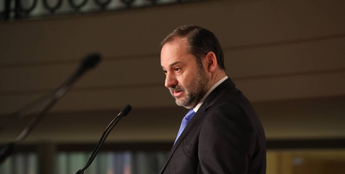 El ministro de Fomento en funciones, José Luis Ábalos.