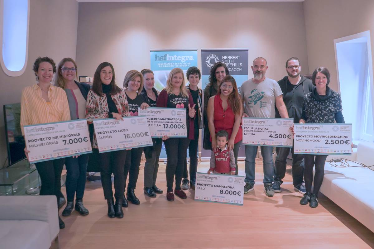 La Fundación Herbert Smith Freehills premia seis iniciativas que promueven la inclusión y la diversidad