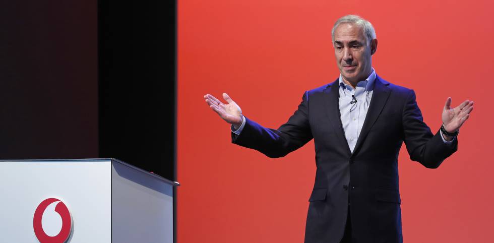Antonio Coimbra, consejero delegado de Vodafone España, en la presentación de hoy.