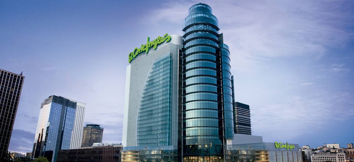 Edificio de El Corte Inglés en Madrid.