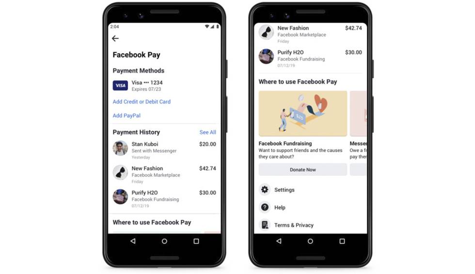 Facebook Pay, el método de pago para WhatsApp e Instagram