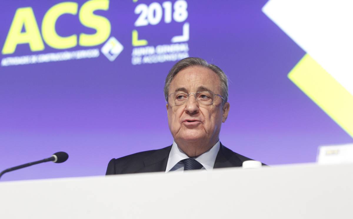 Florentino Pérez, presidente de ACS.