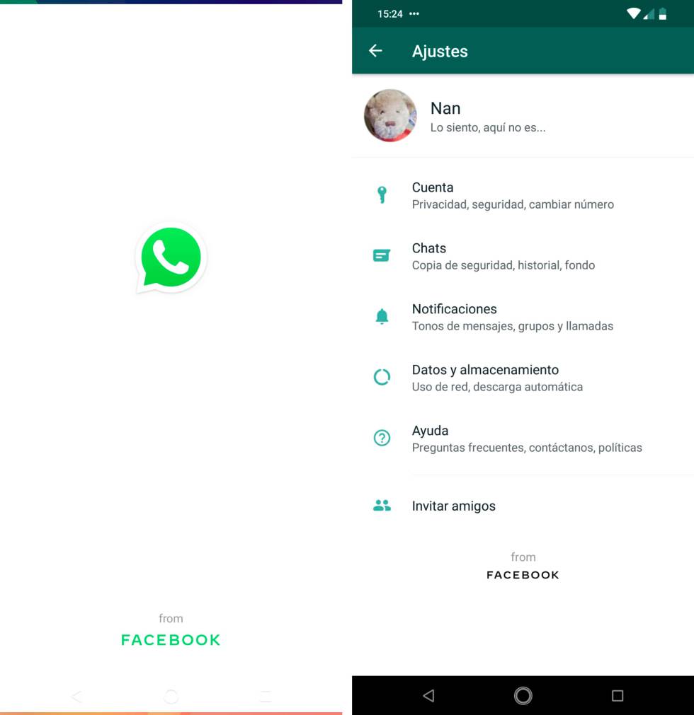 WhatsApp from Facebook.