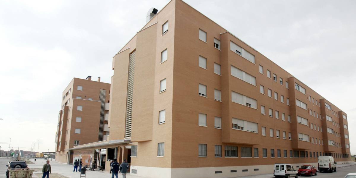 Vista de un edificio de viviendas.