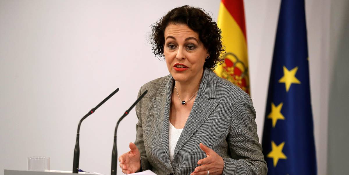 La ministra de Trabajo en funciones, Magdalena Valerio.