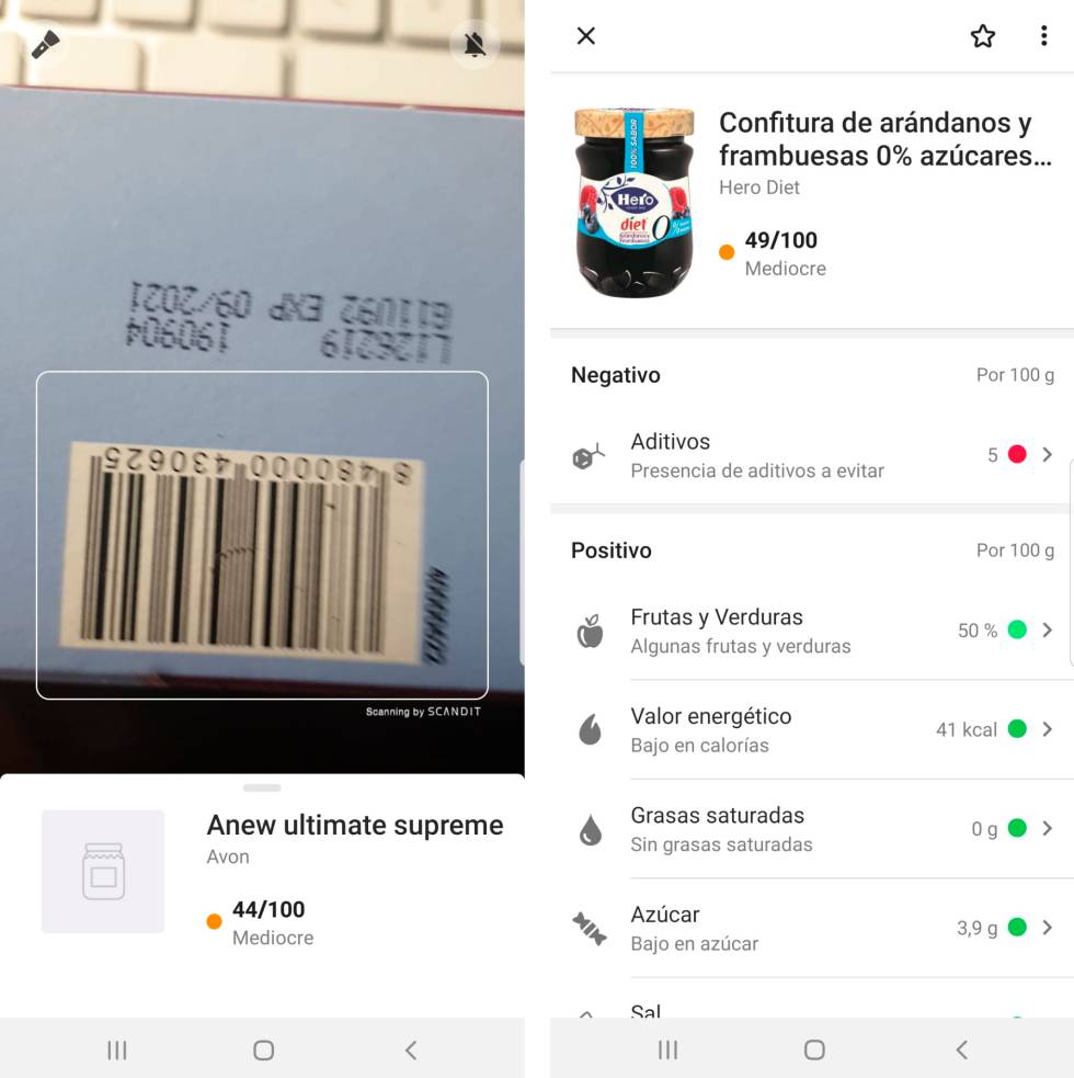 Escanear productos para comprobar su salubridad.