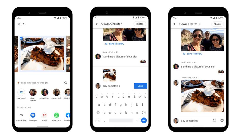 Google Fotos ahora tiene chats, ¿intenta Google competir con WhatsApp?