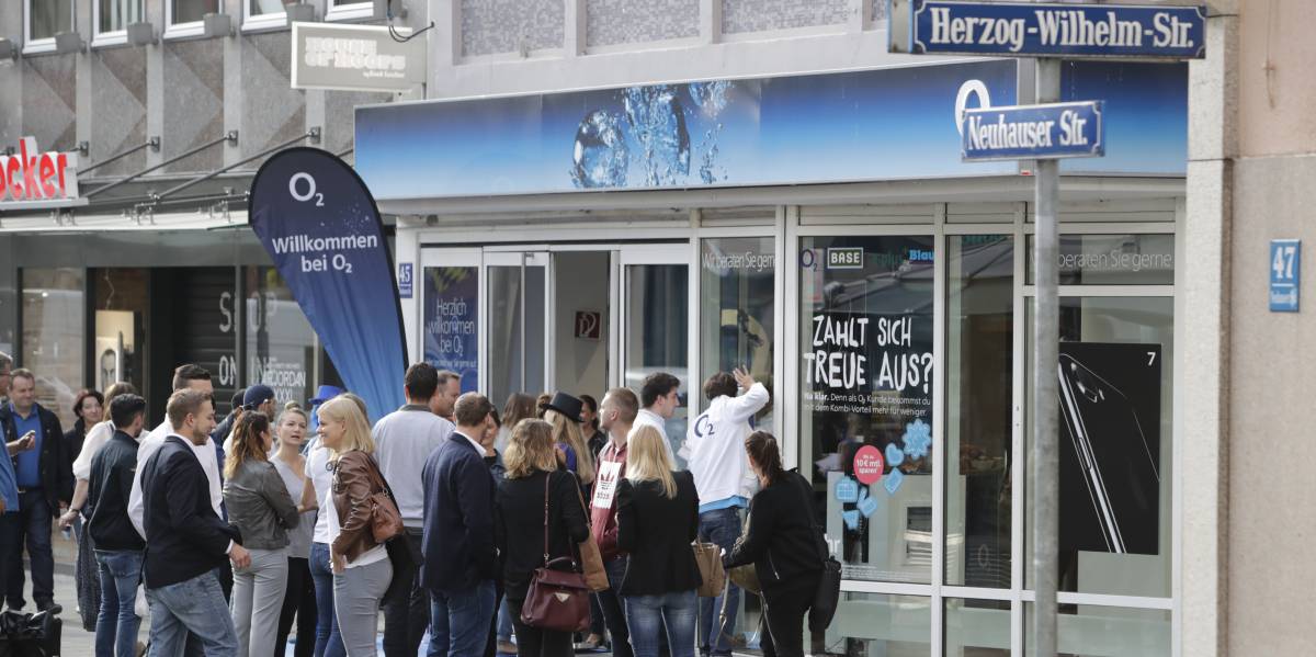 Establecimiento de Telefónica en Alemania.