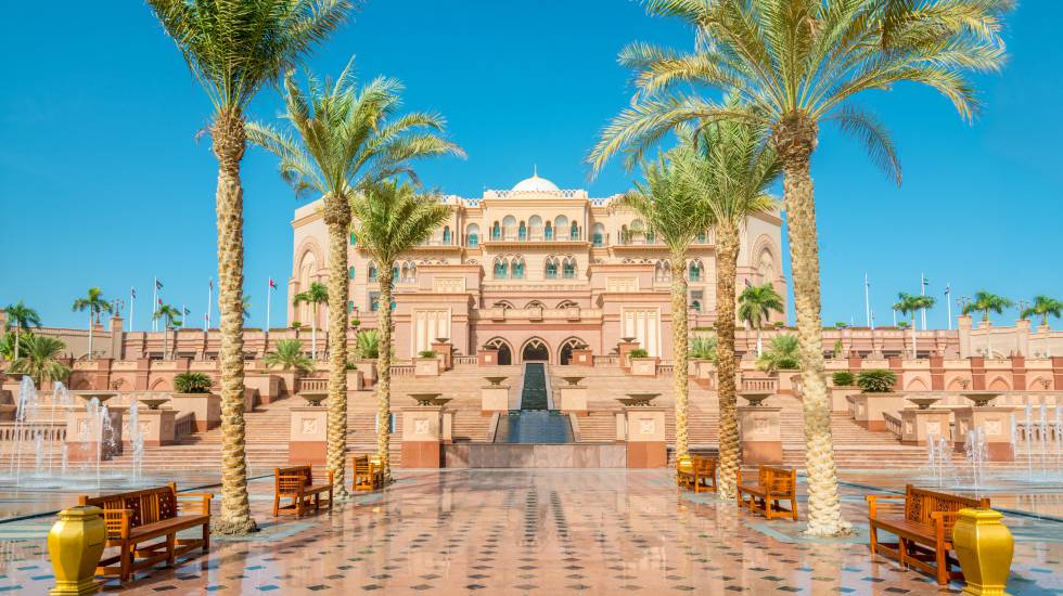 El lujoso Emirates Palace Hotel.