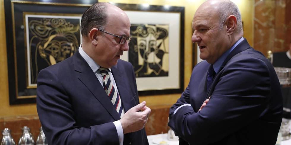 José maría Roldan, presidente de la AEB y José María Méndez, director general de CECA