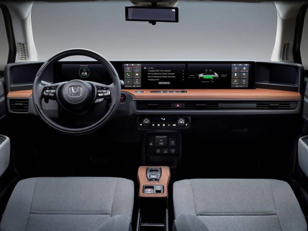 Interior del nuevo Honda e.