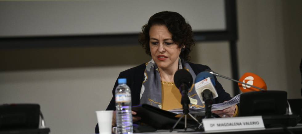 La ministra de Trabajo en funciones, Magdalena Valerio.