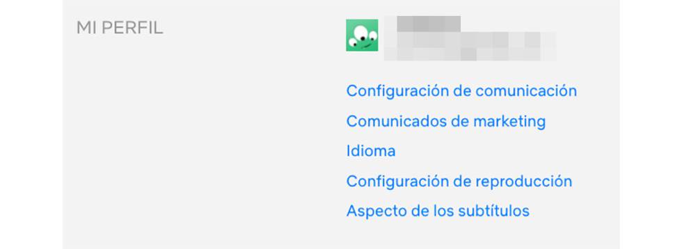 Personalizar subtítulos en Netflix.