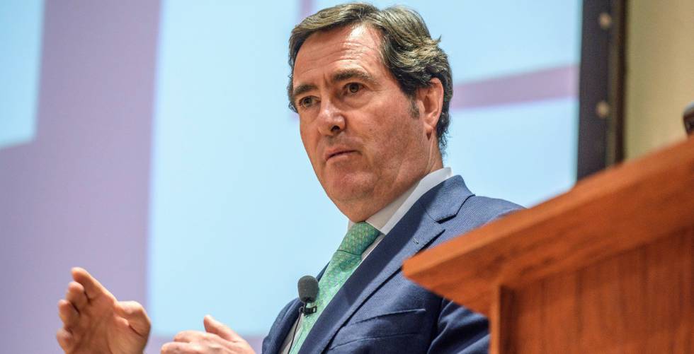 El presidente de la patronal española CEOE, Antonio Garamendi.