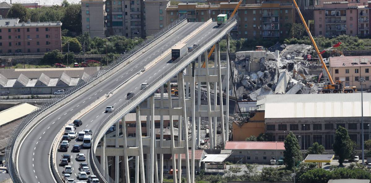 El puente Morandi de Génova.