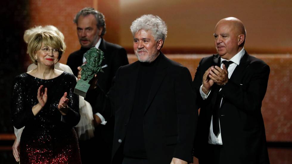 "Dolor y gloria" de Almodóvar se impone en los 34 Premios Goya