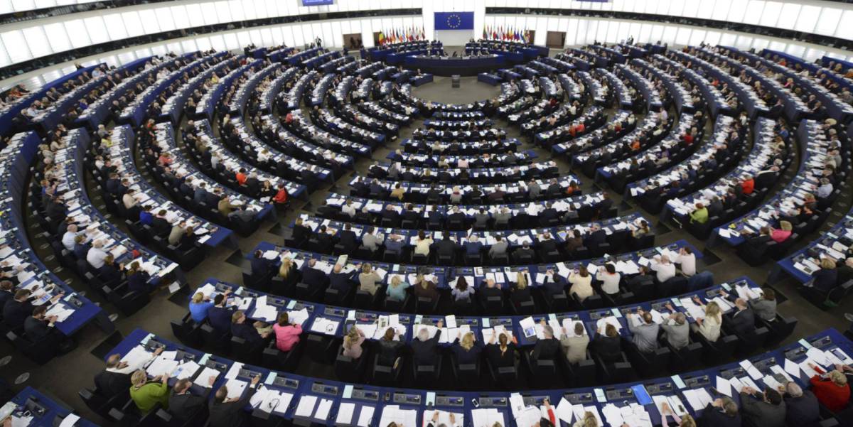 Vista general de una sesión plenaria del Parlamento Europeo.
