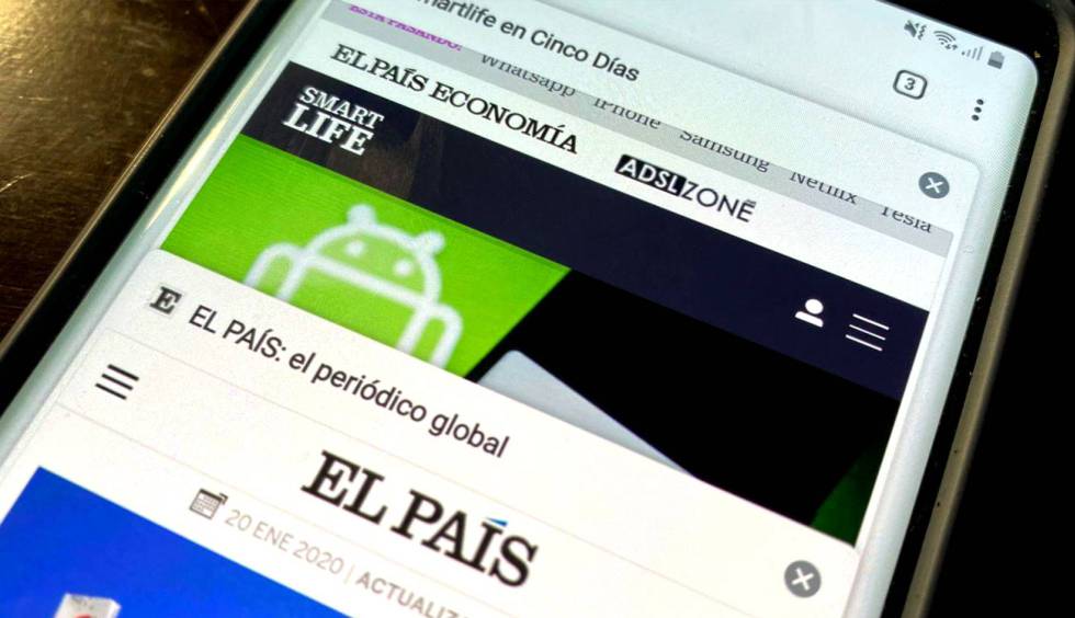 Google Chrome en Android.