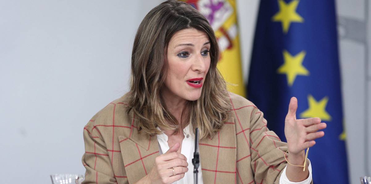La ministra de Trabajo y Economía Social, Yolanda Díaz