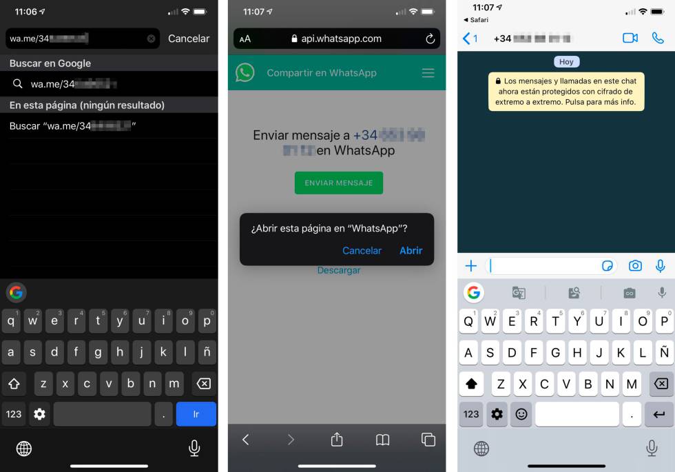 Clic para chatear en WhatsApp para móvil.