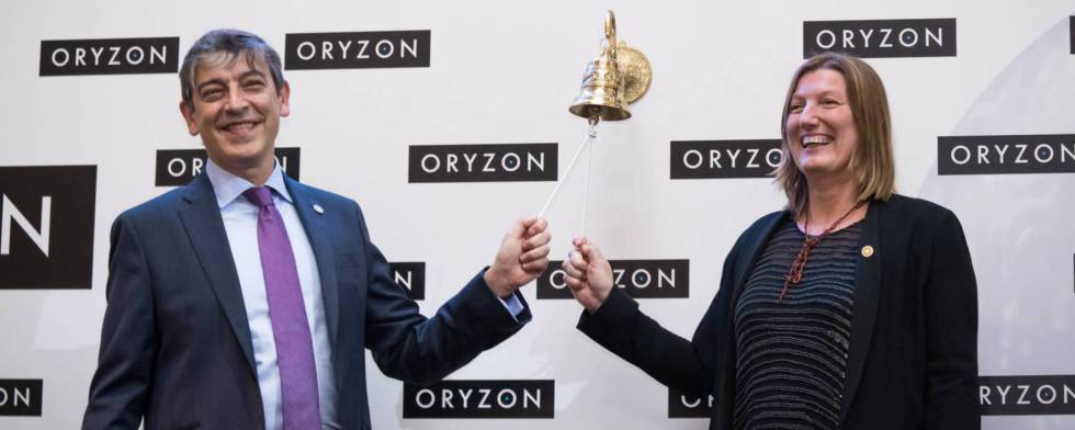 Carlos Buesa y Tamara Maes, presidente y directora científica, respectivamente, de Oryzon Genomics.rn