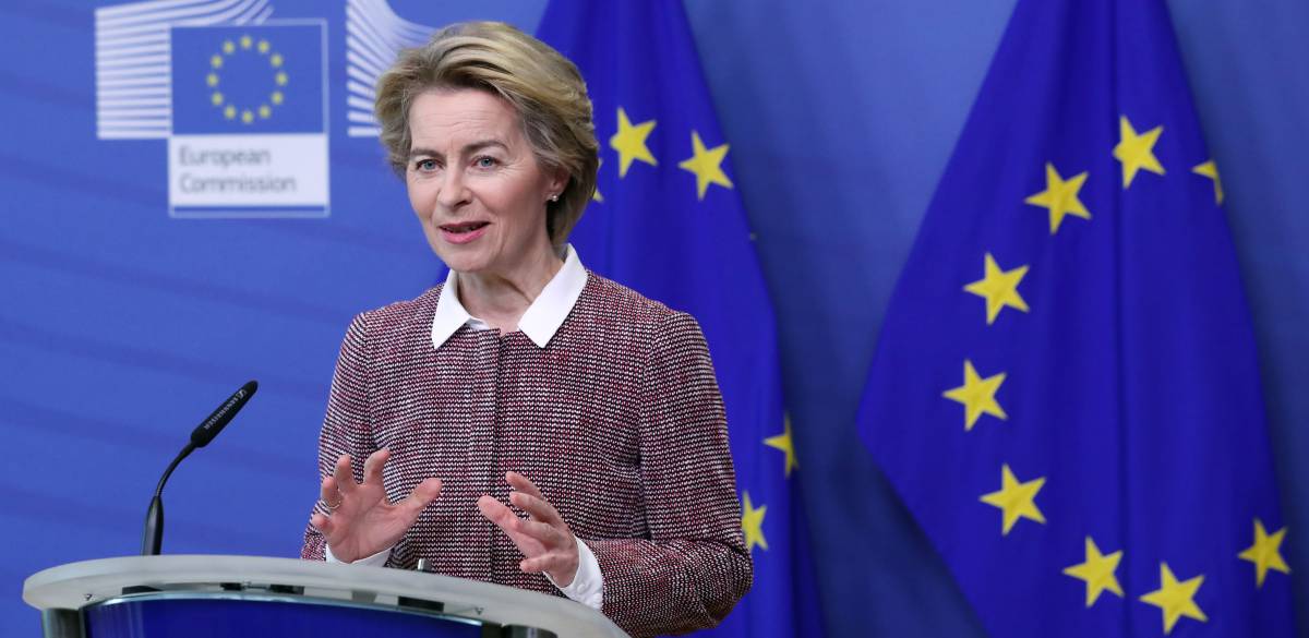 La presidenta de la Comisión Europea, Ursula von der Leyen.