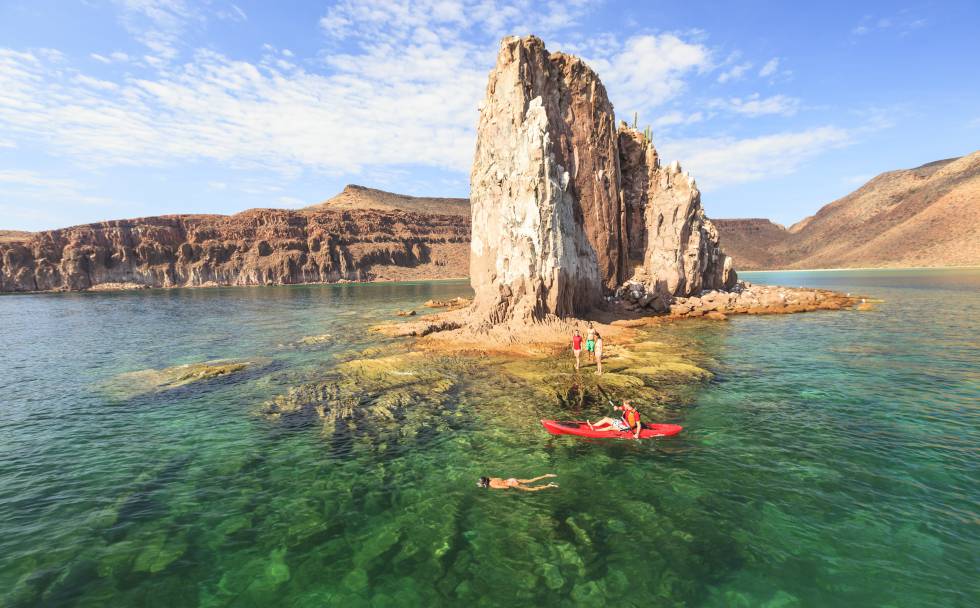 Cabo San Lucas, en el Mar de Cortés.