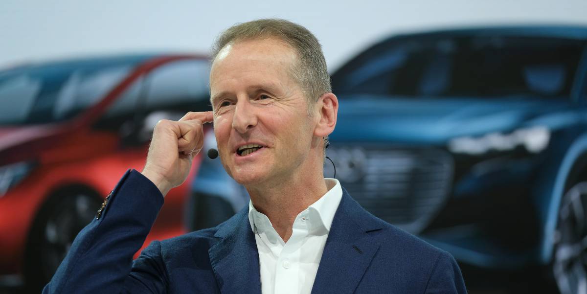 El consejero delegado del grupo Volkswagen, Herbert Diess.